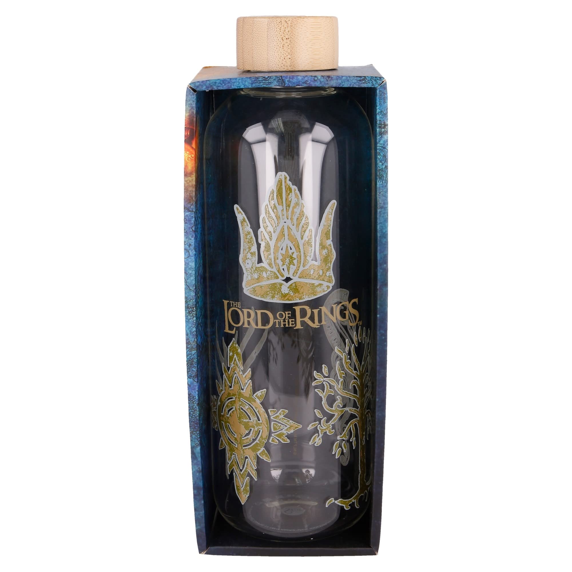 Stor8412497020638vidrio Botella, 1030 Ml Capacidad, SeñOr De Los Anillos Stor8412497020638vidrio Botella, 1030 Ml Capacidad, SeñOr De Los Anillos